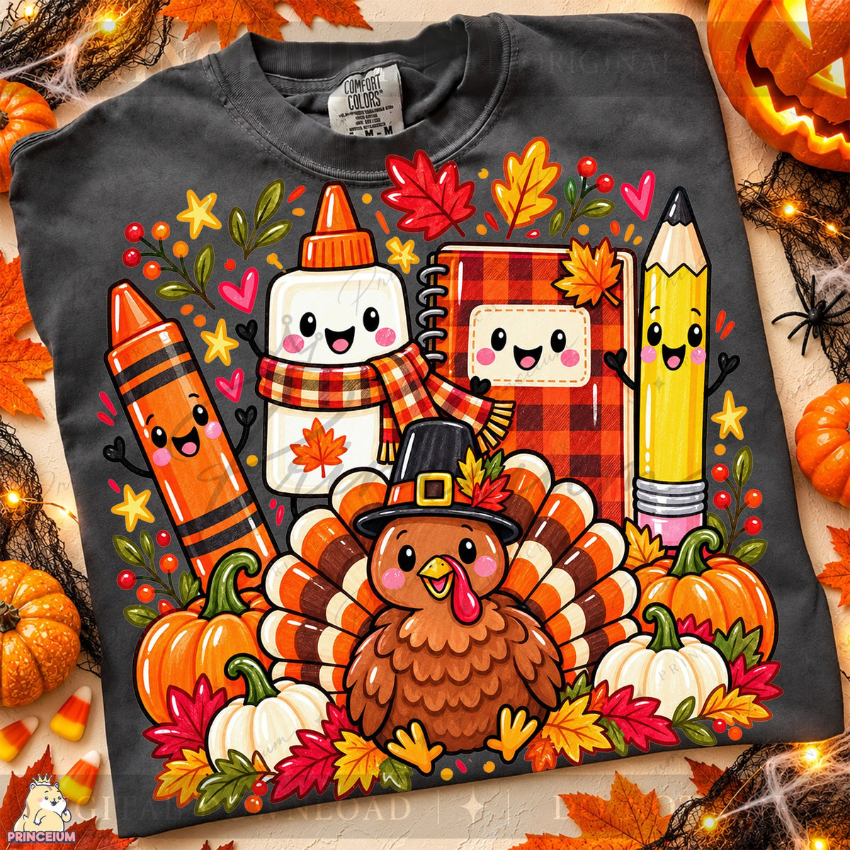 Thankful Turkey School Supplies