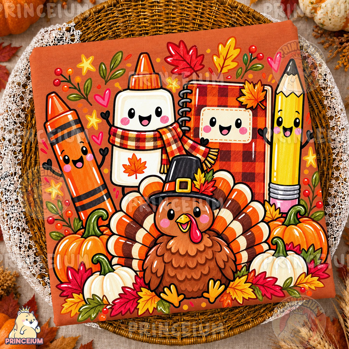 Thankful Turkey School Supplies