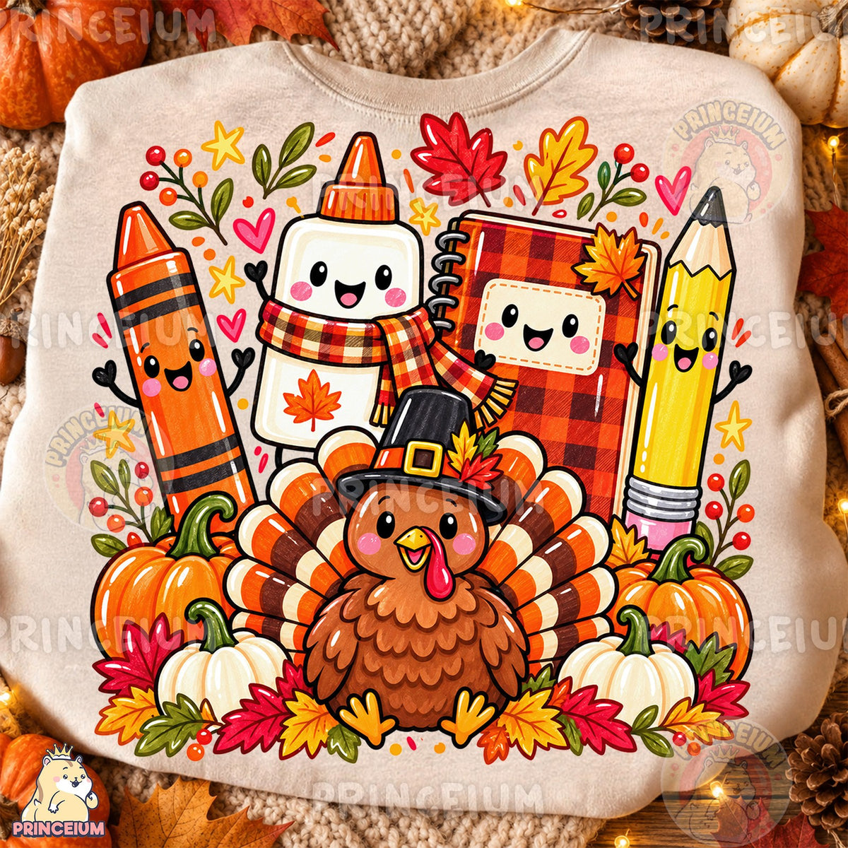 Thankful Turkey School Supplies