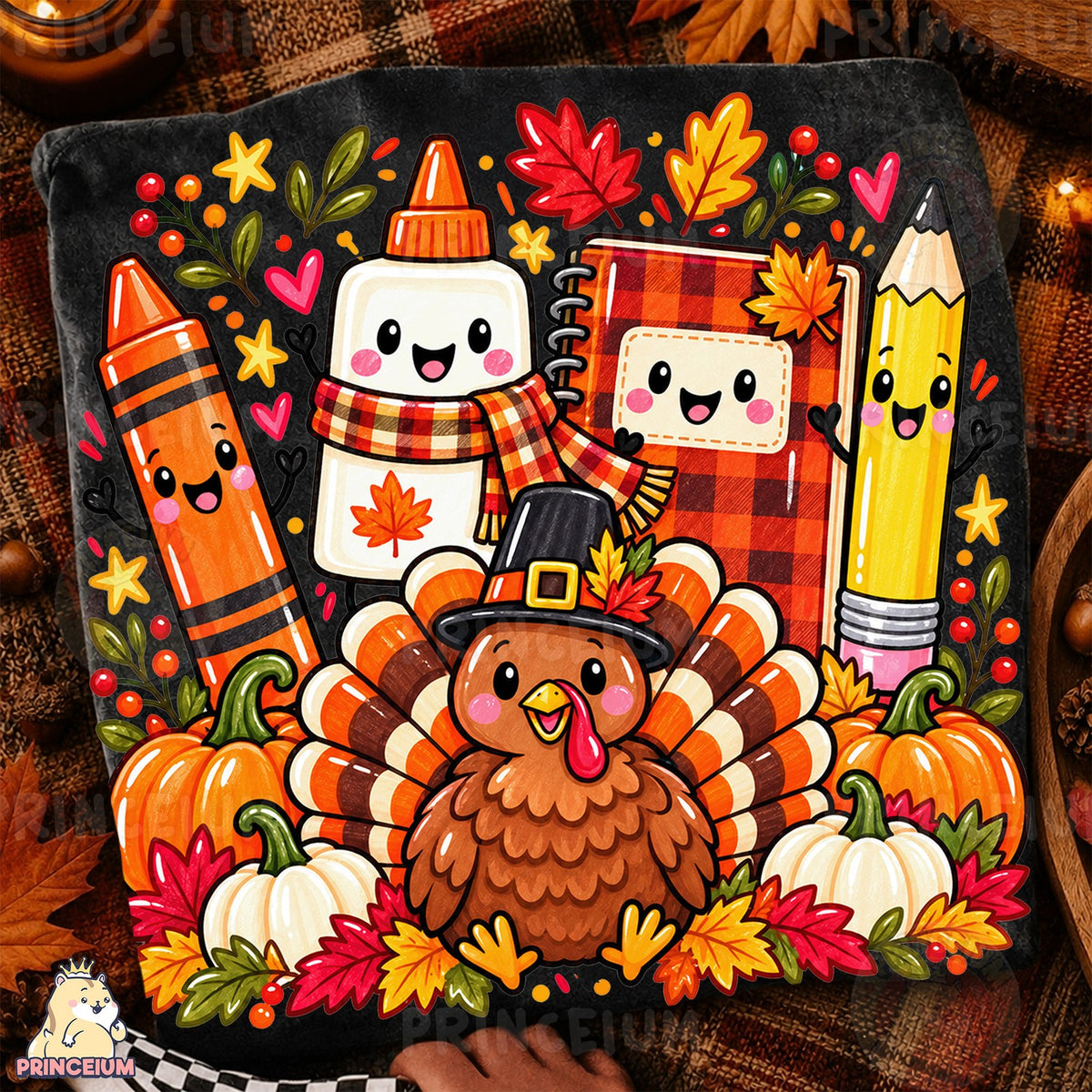 Thankful Turkey School Supplies