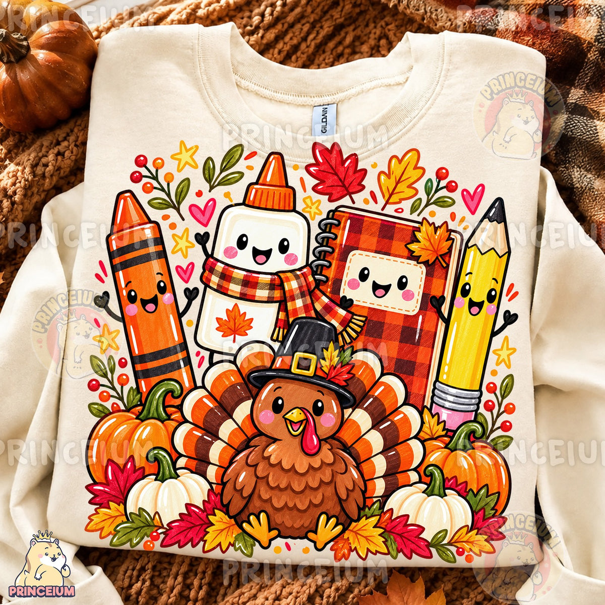 Thankful Turkey School Supplies