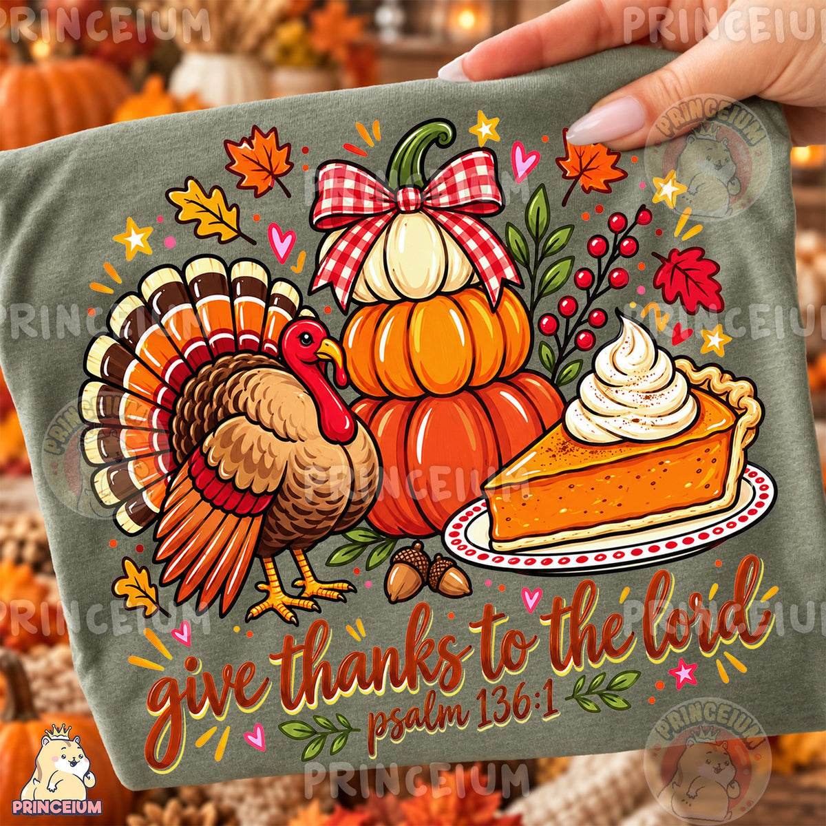 Give Thanks to the Lord Turkey & Pie