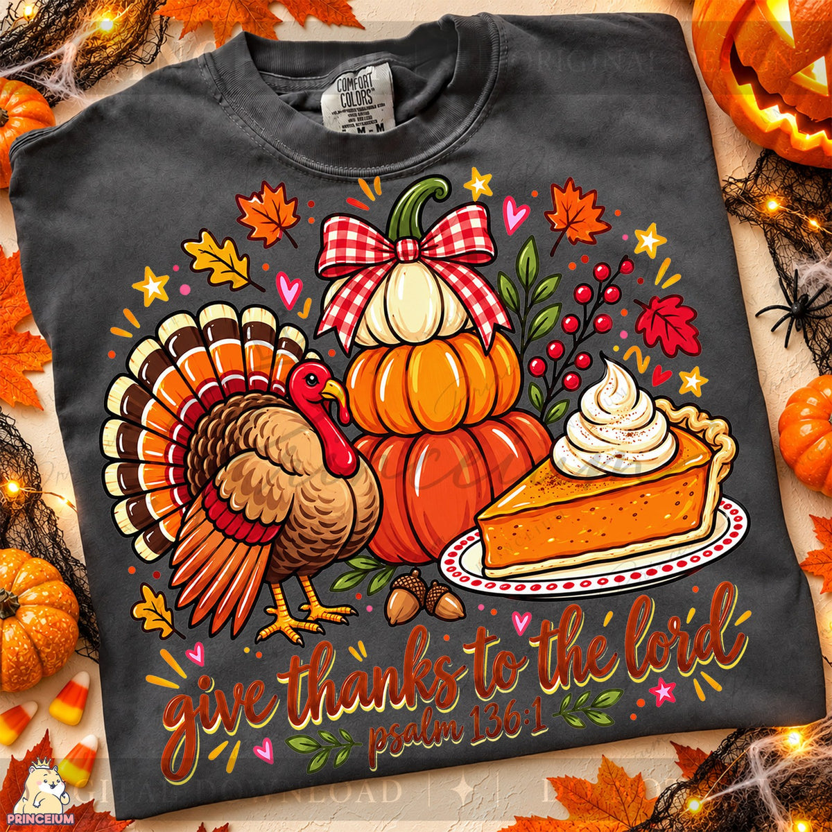 Give Thanks to the Lord Turkey & Pie