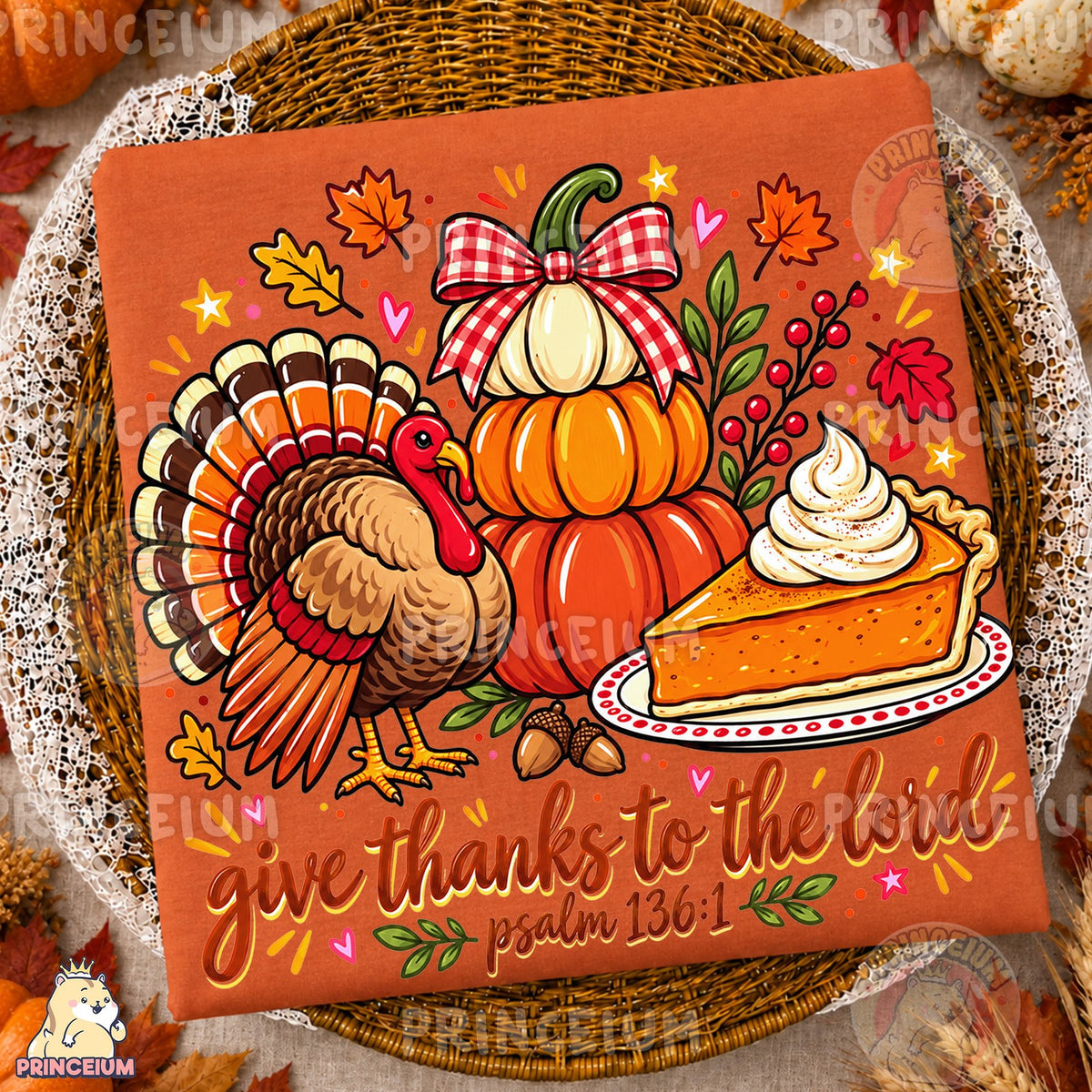 Give Thanks to the Lord Turkey & Pie