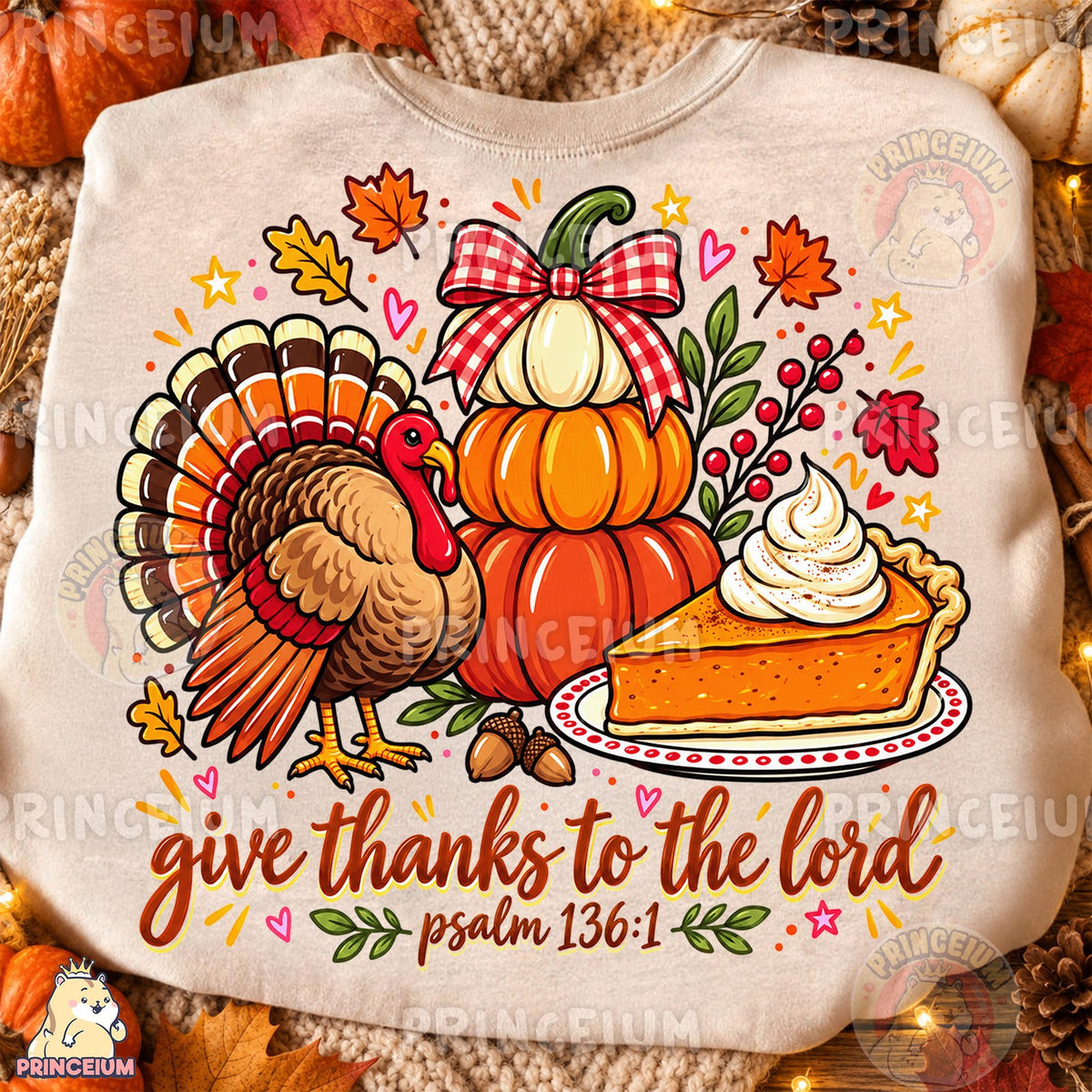Give Thanks to the Lord Turkey & Pie