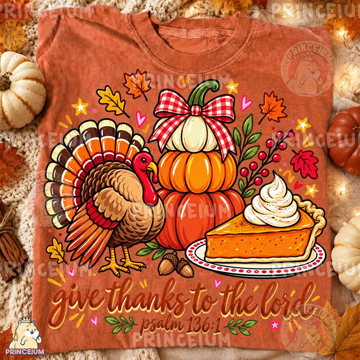 Give Thanks to the Lord Turkey & Pie