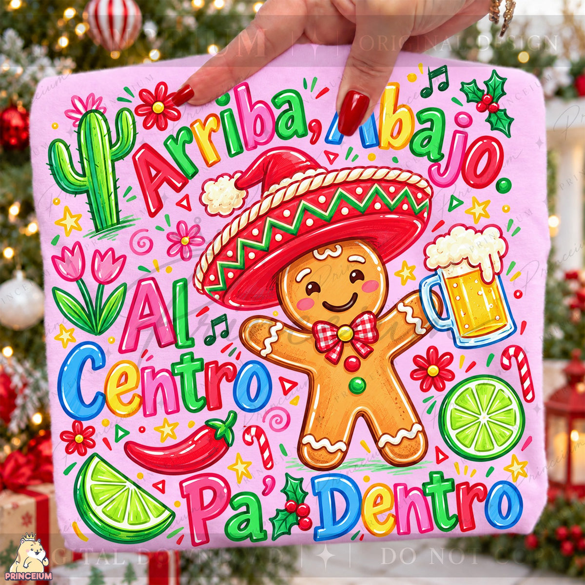 Gingerbread Fiesta Arriba Abajo