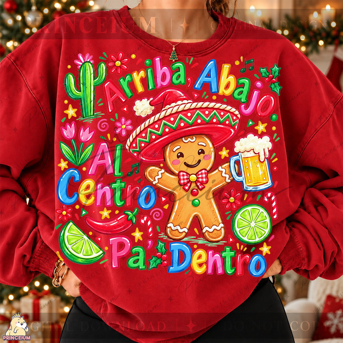 Gingerbread Fiesta Arriba Abajo
