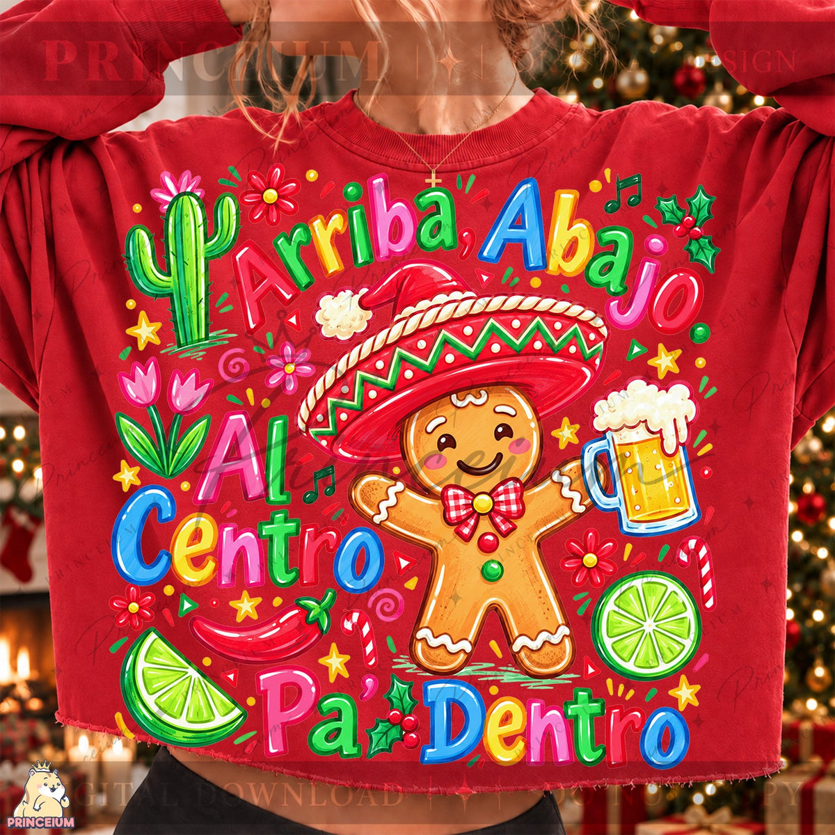 Gingerbread Fiesta Arriba Abajo