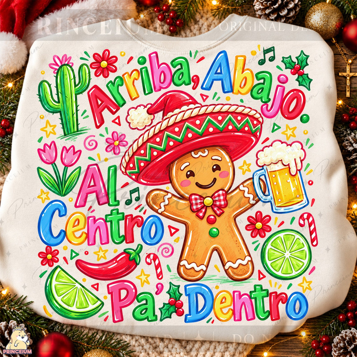 Gingerbread Fiesta Arriba Abajo