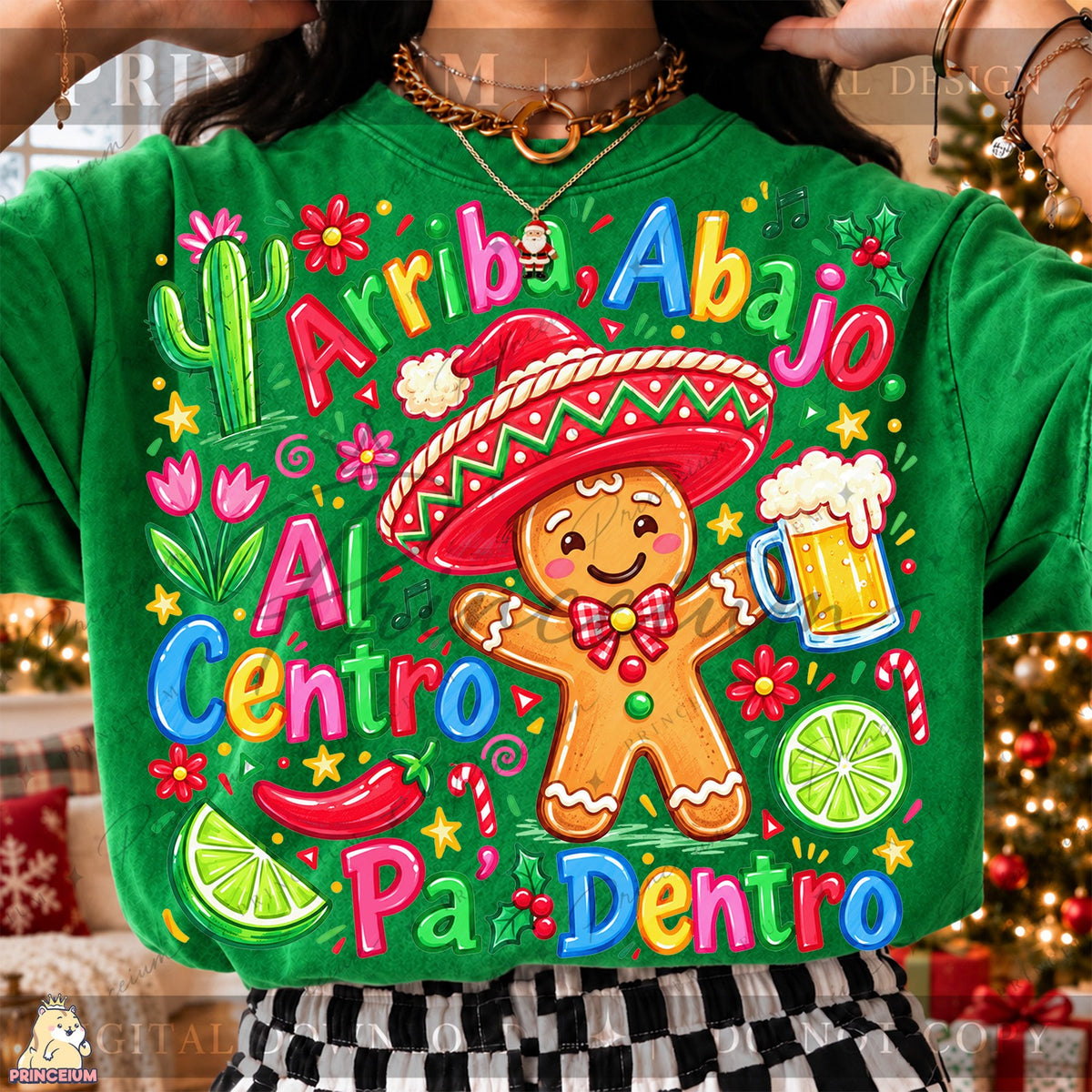 Gingerbread Fiesta Arriba Abajo