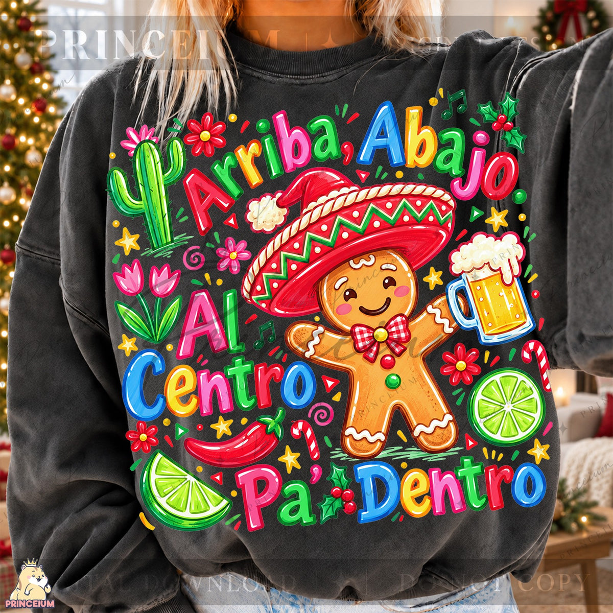 Gingerbread Fiesta Arriba Abajo