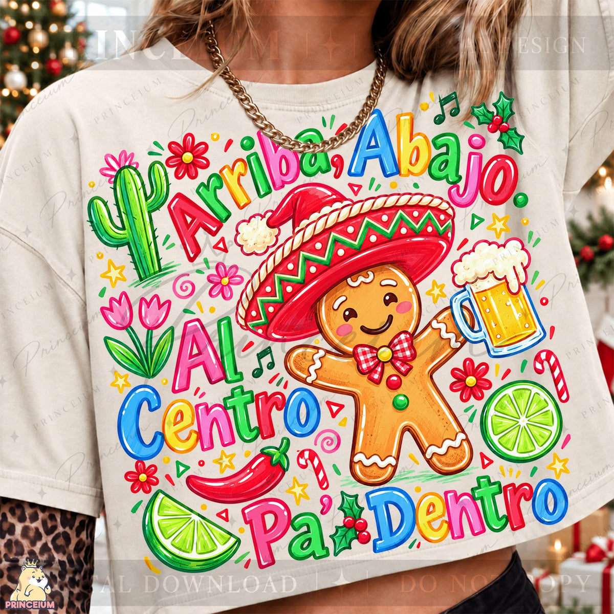 Gingerbread Fiesta Arriba Abajo