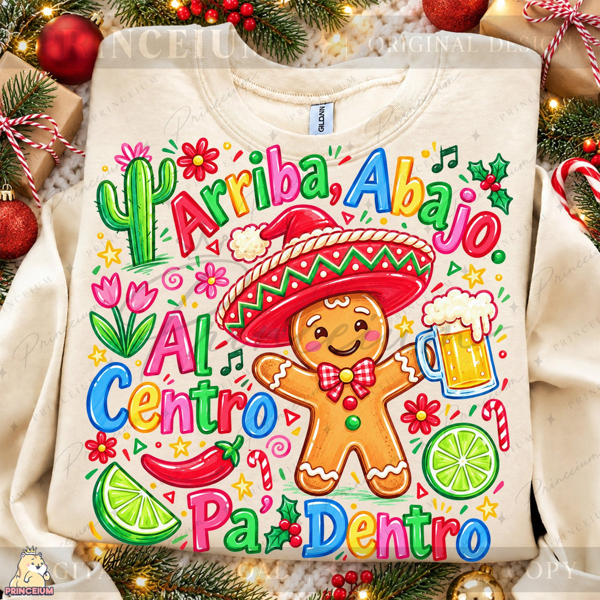 Gingerbread Fiesta Arriba Abajo