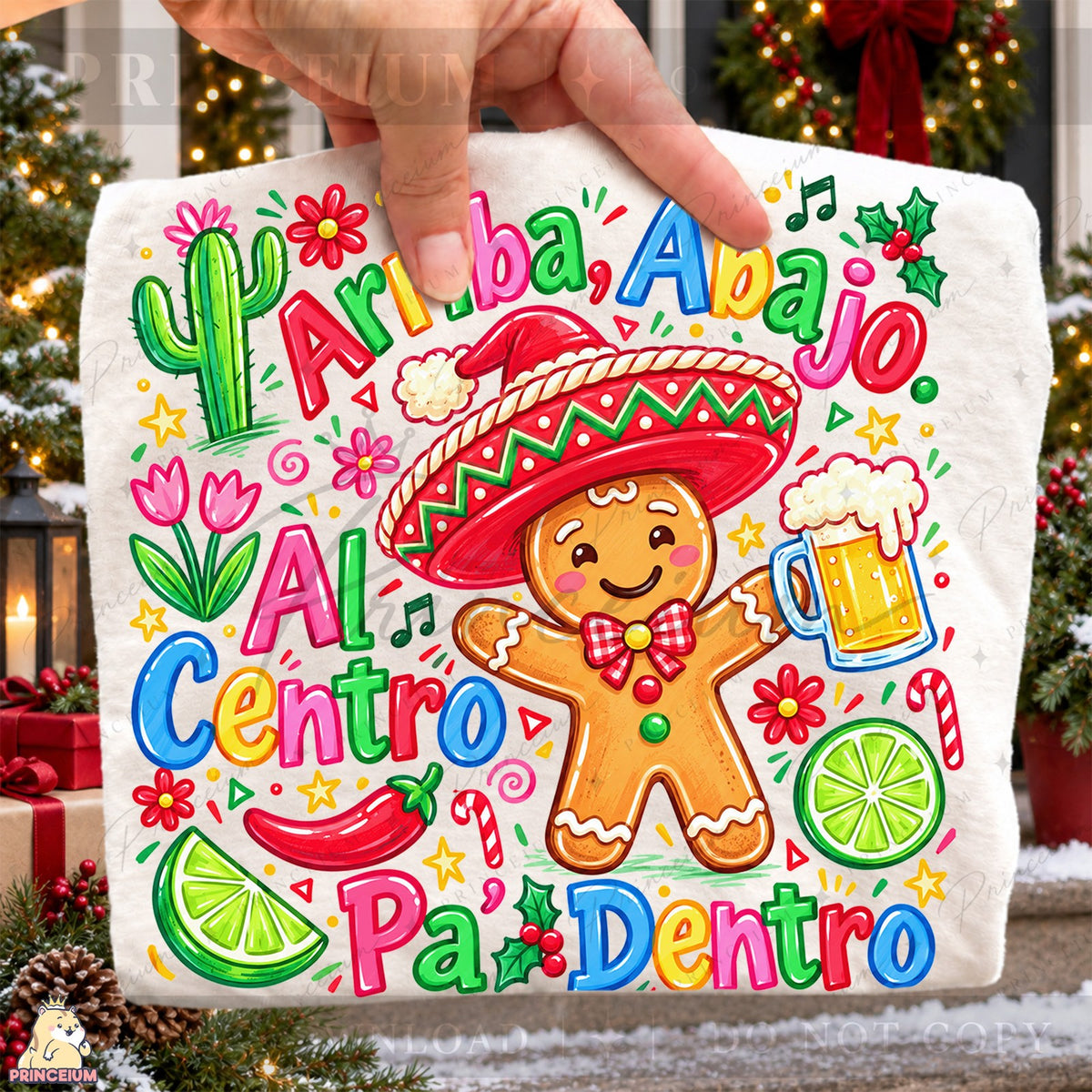 Gingerbread Fiesta Arriba Abajo