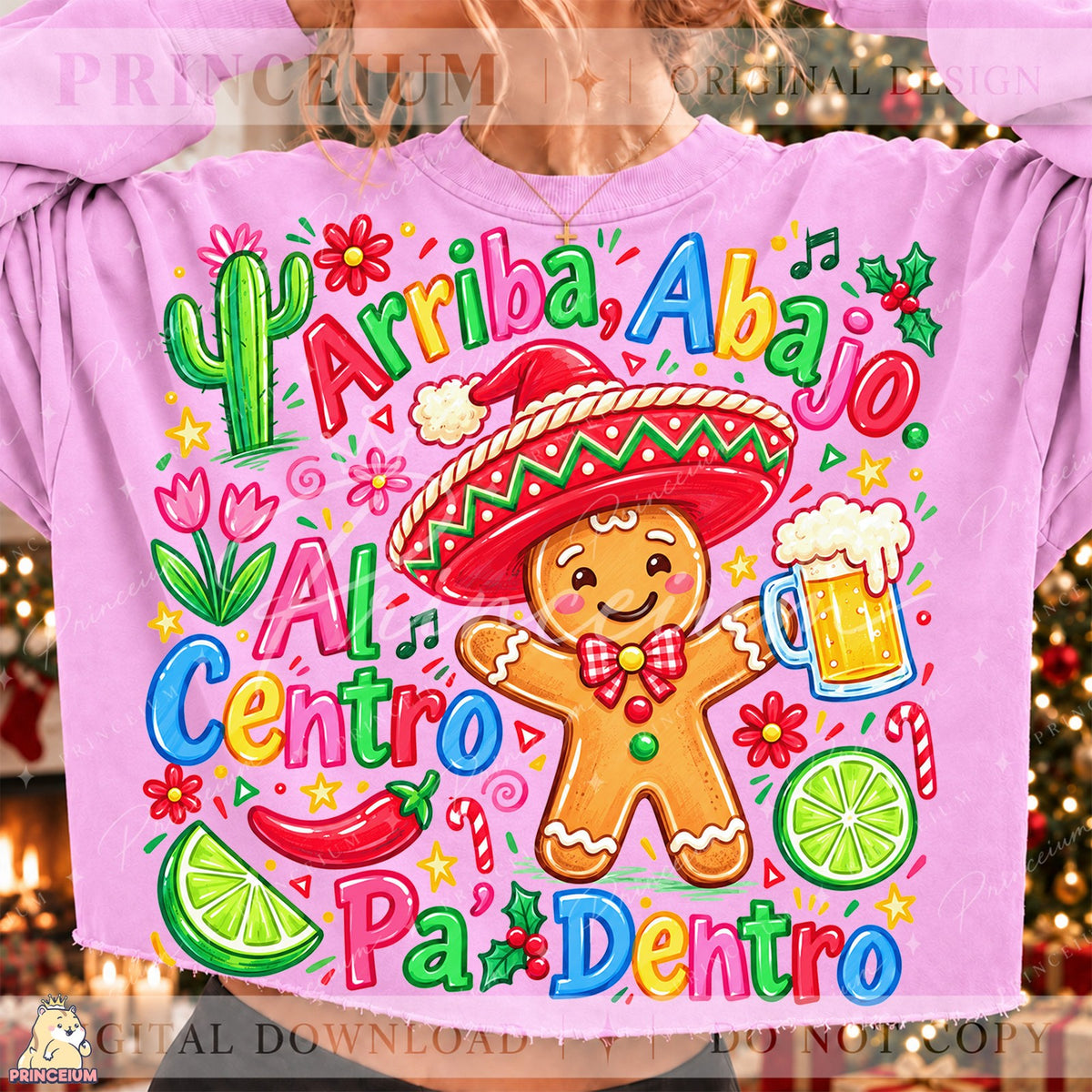 Gingerbread Fiesta Arriba Abajo