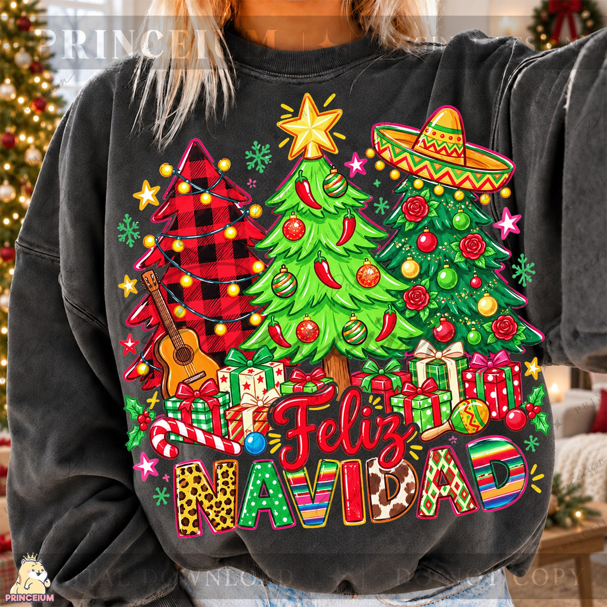 Feliz Navidad Christmas Trees