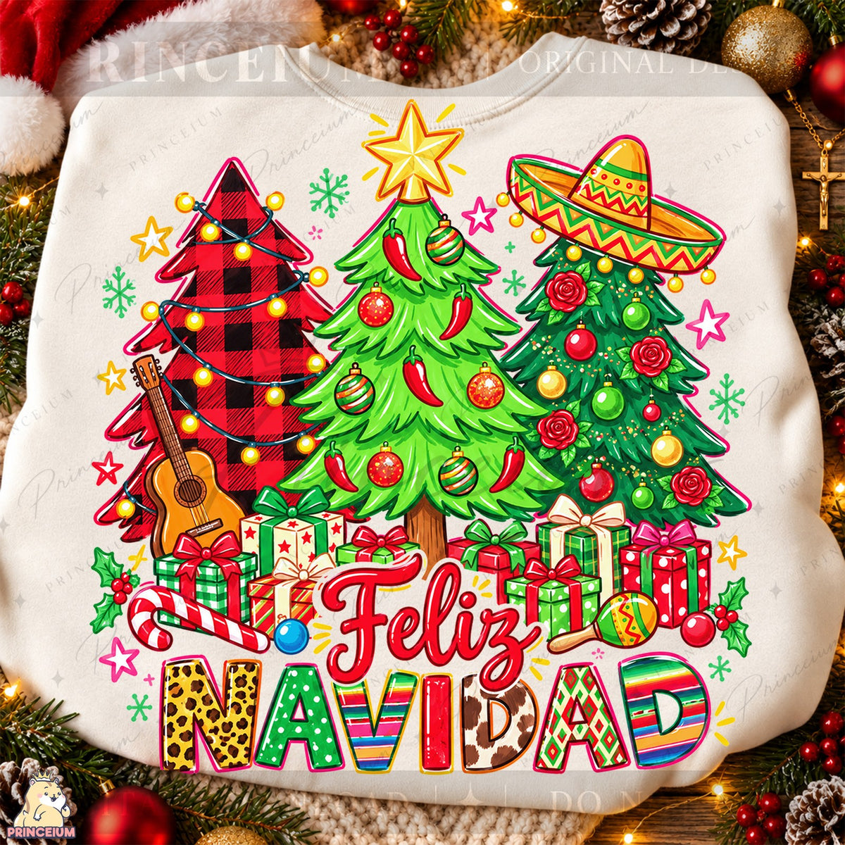 Feliz Navidad Christmas Trees