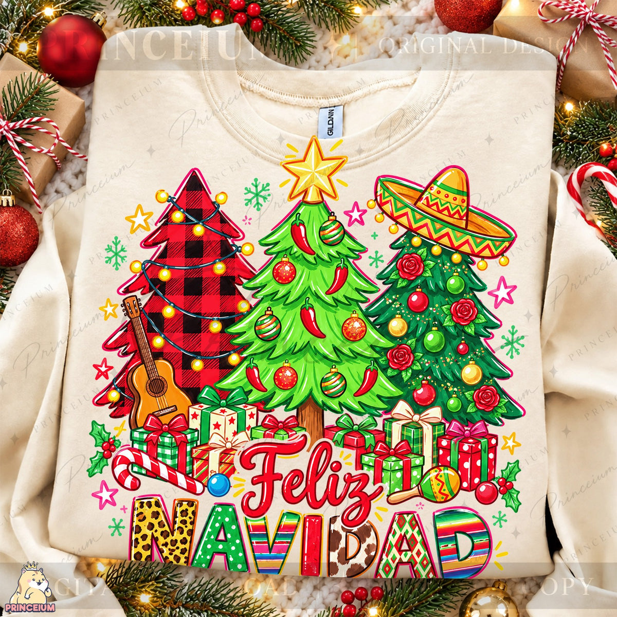 Feliz Navidad Christmas Trees