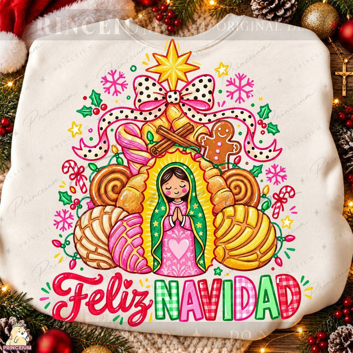 Feliz Navidad Guadalupe Pan Dulce