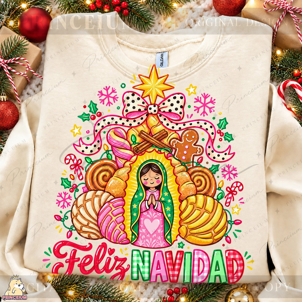 Feliz Navidad Guadalupe Pan Dulce