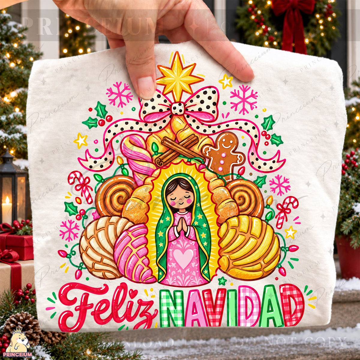 Feliz Navidad Guadalupe Pan Dulce