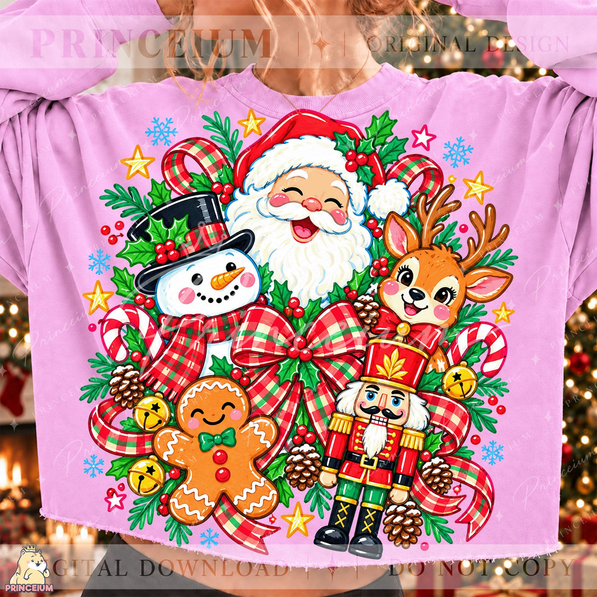 Preppy Christmas Friends