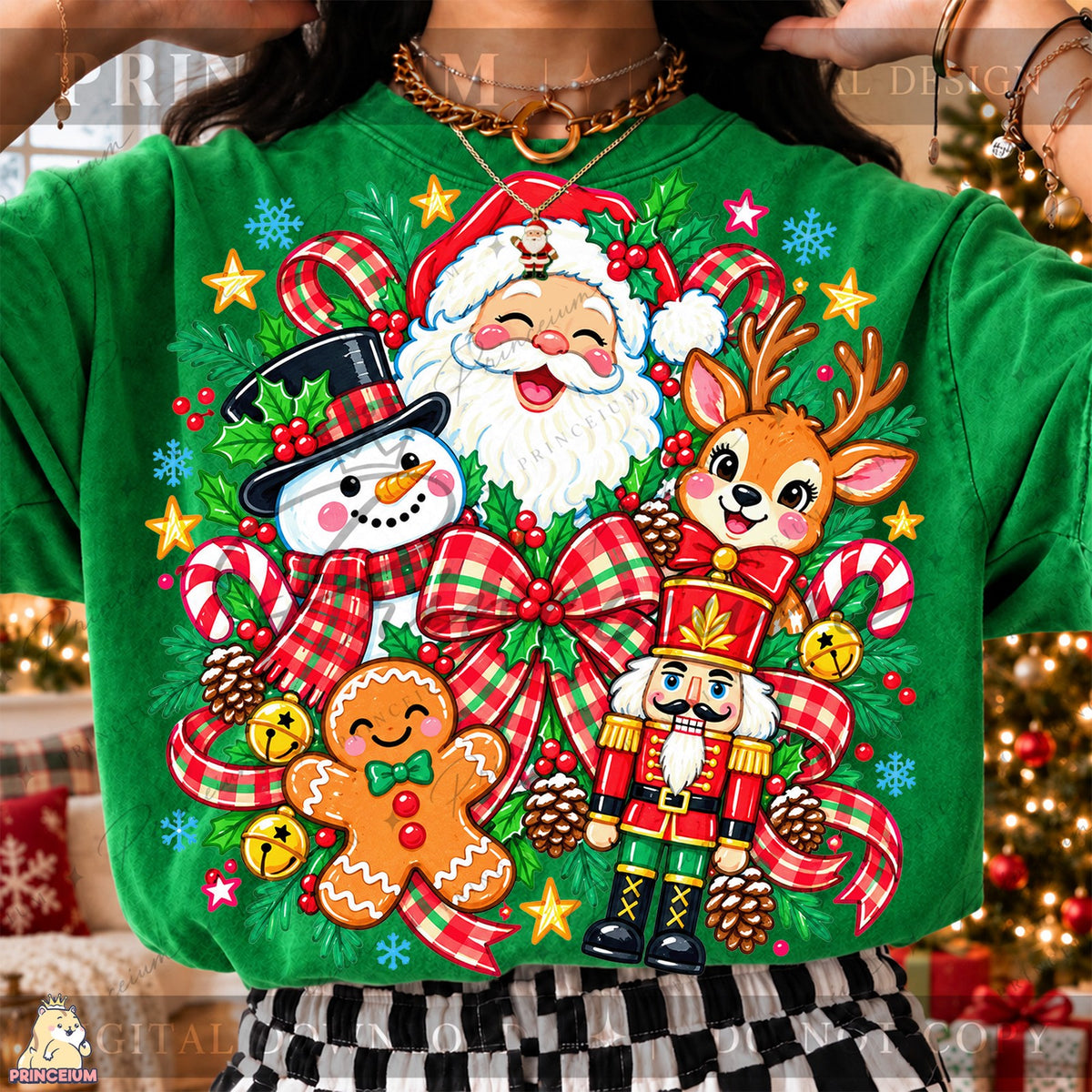 Preppy Christmas Friends