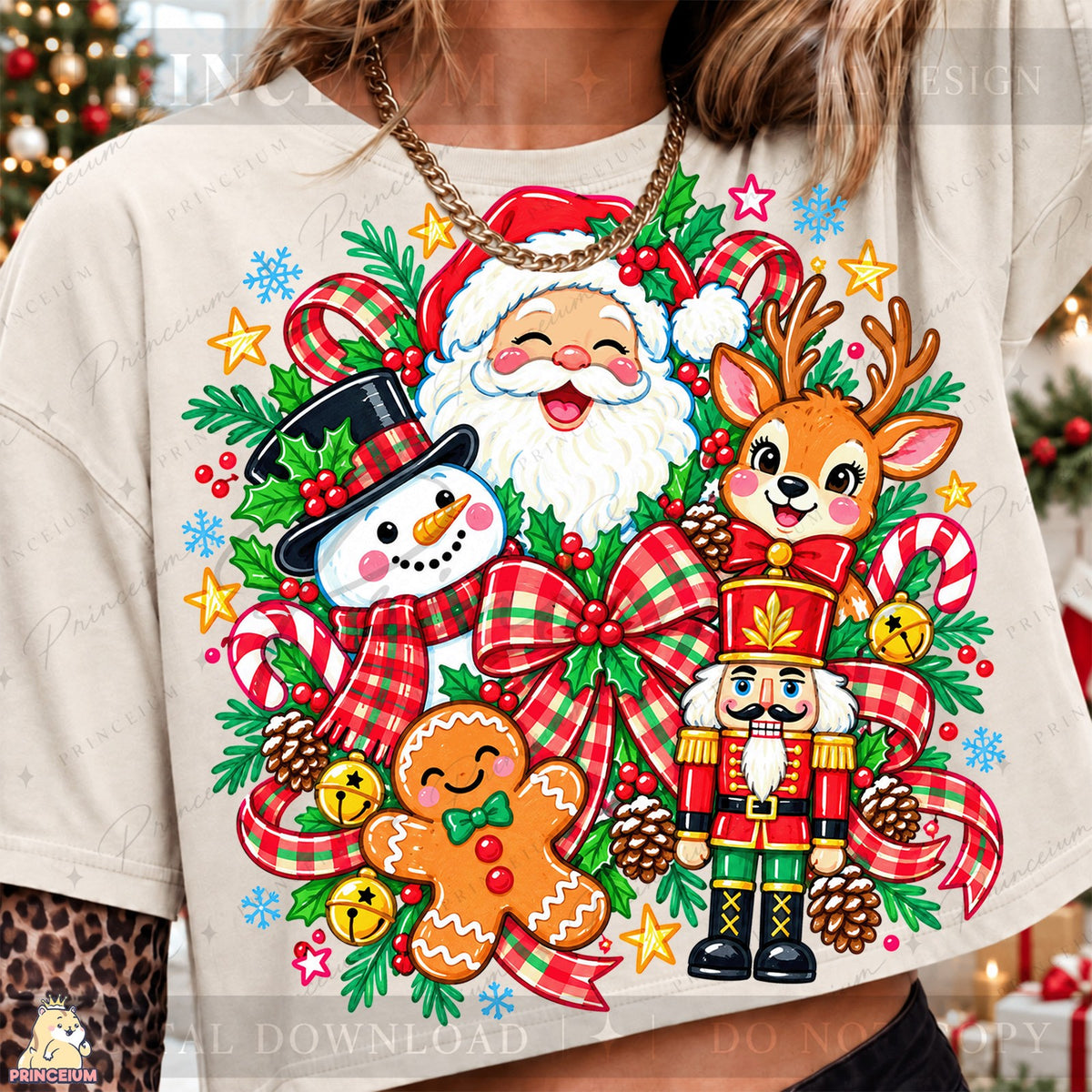 Preppy Christmas Friends