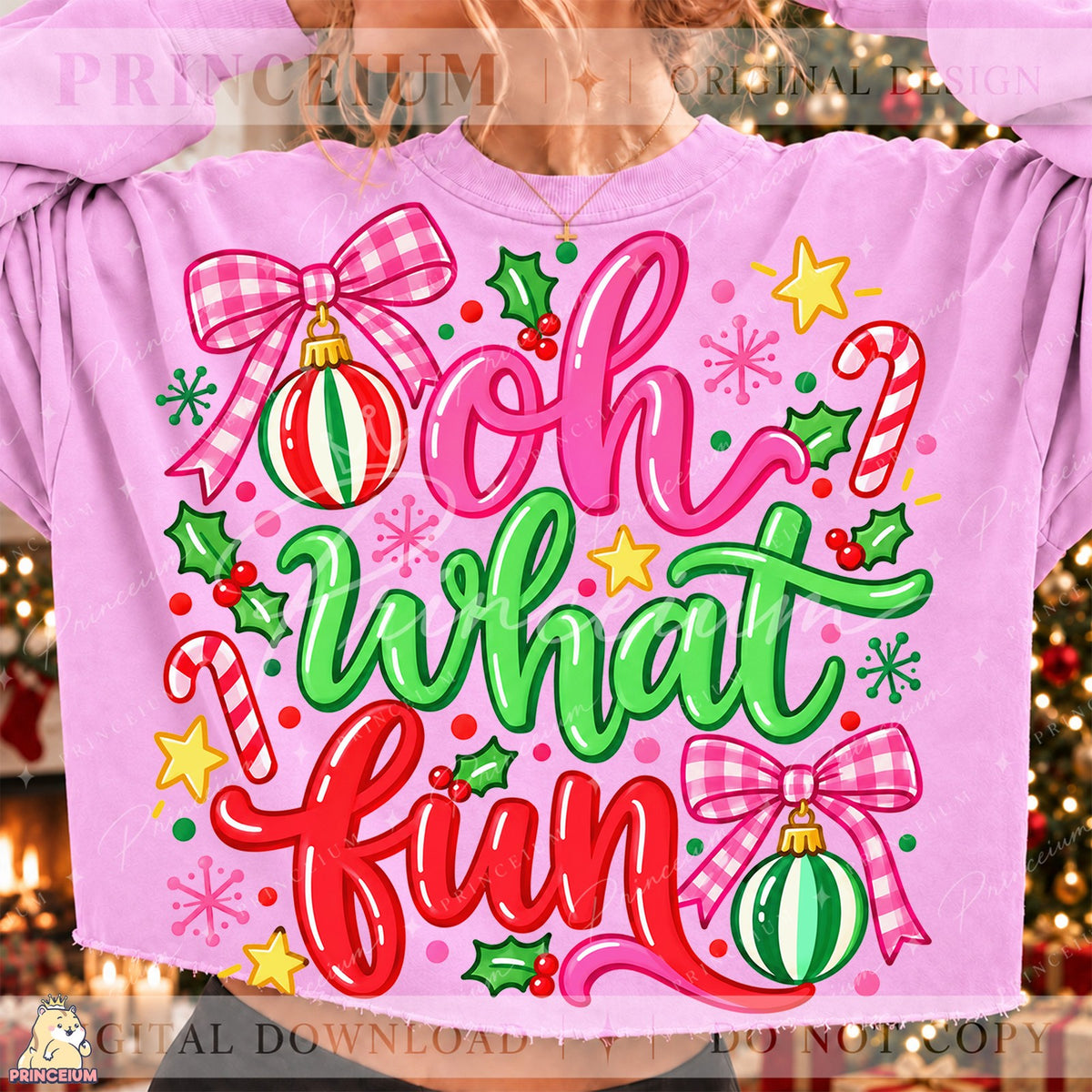 Preppy Oh What Fun Christmas