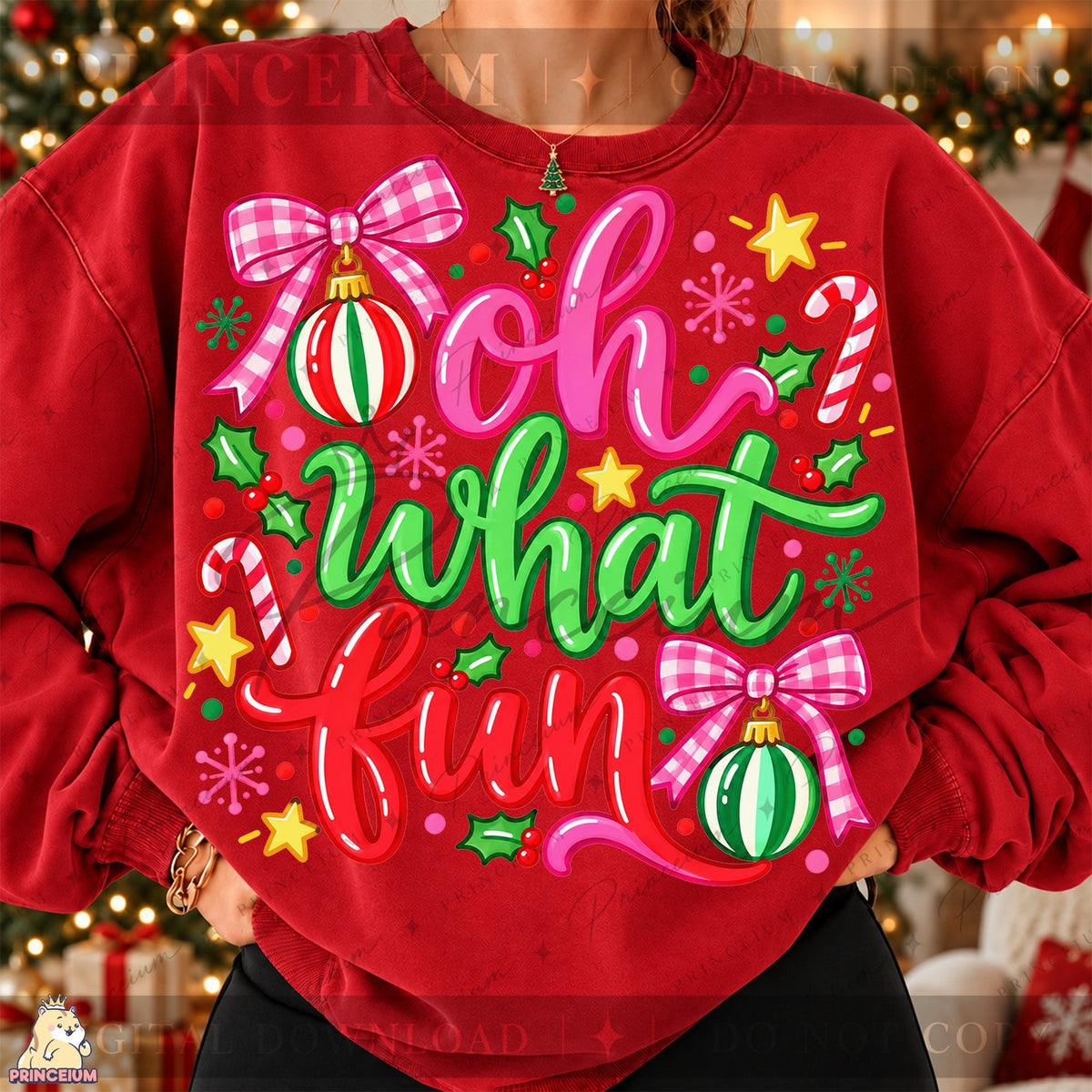 Preppy Oh What Fun Christmas