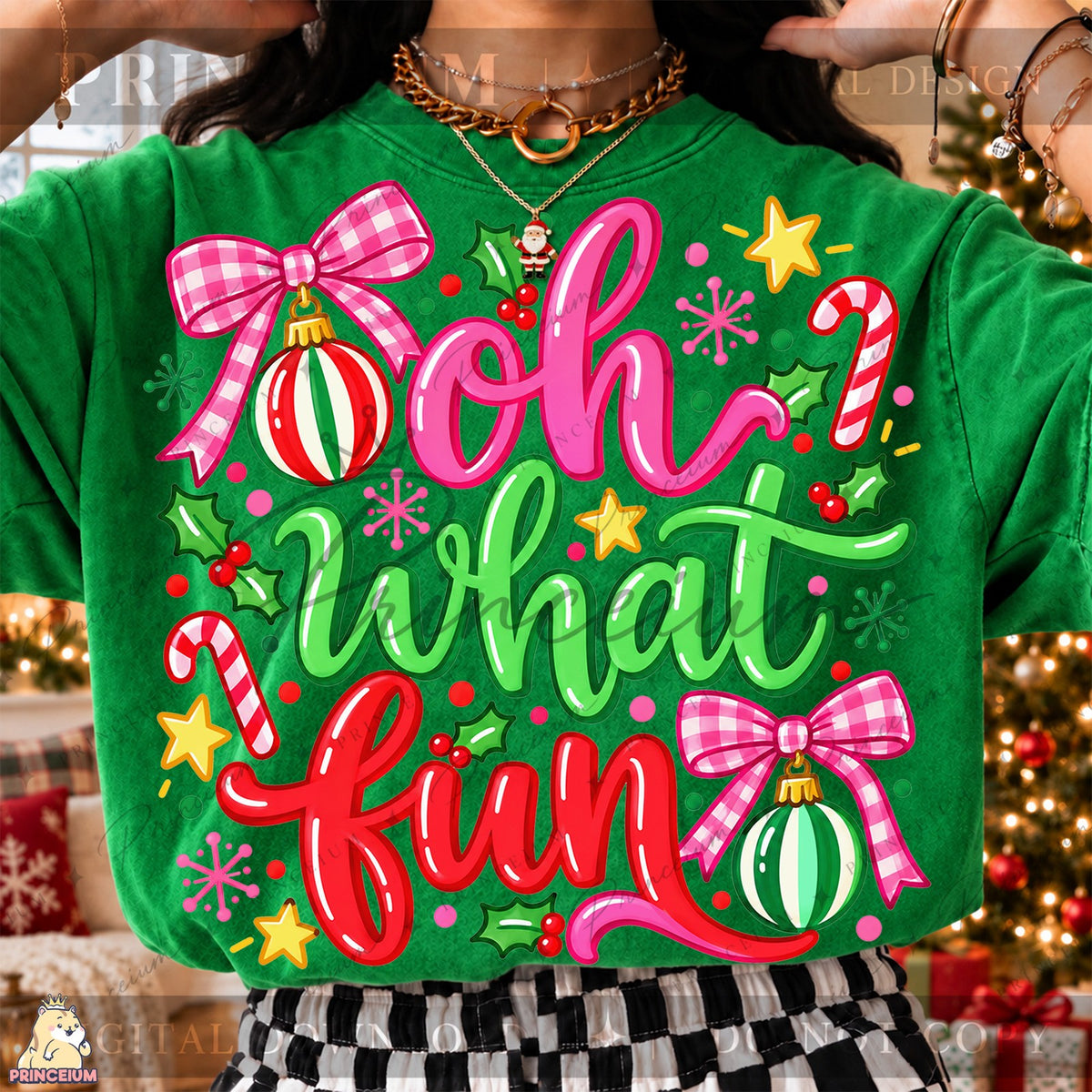 Preppy Oh What Fun Christmas