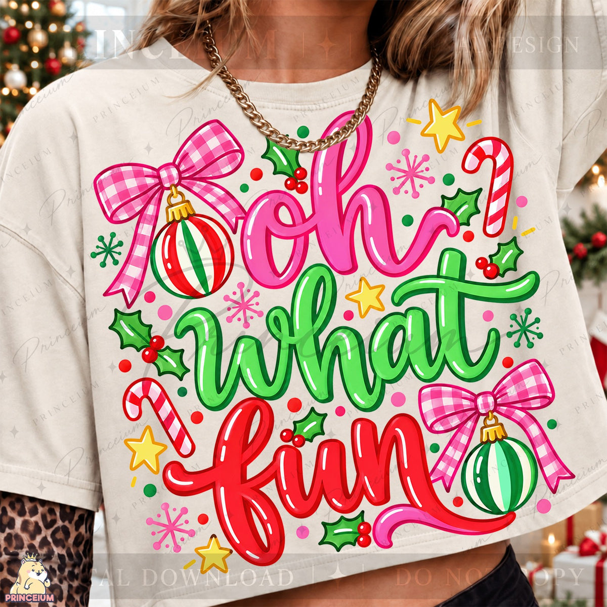 Preppy Oh What Fun Christmas