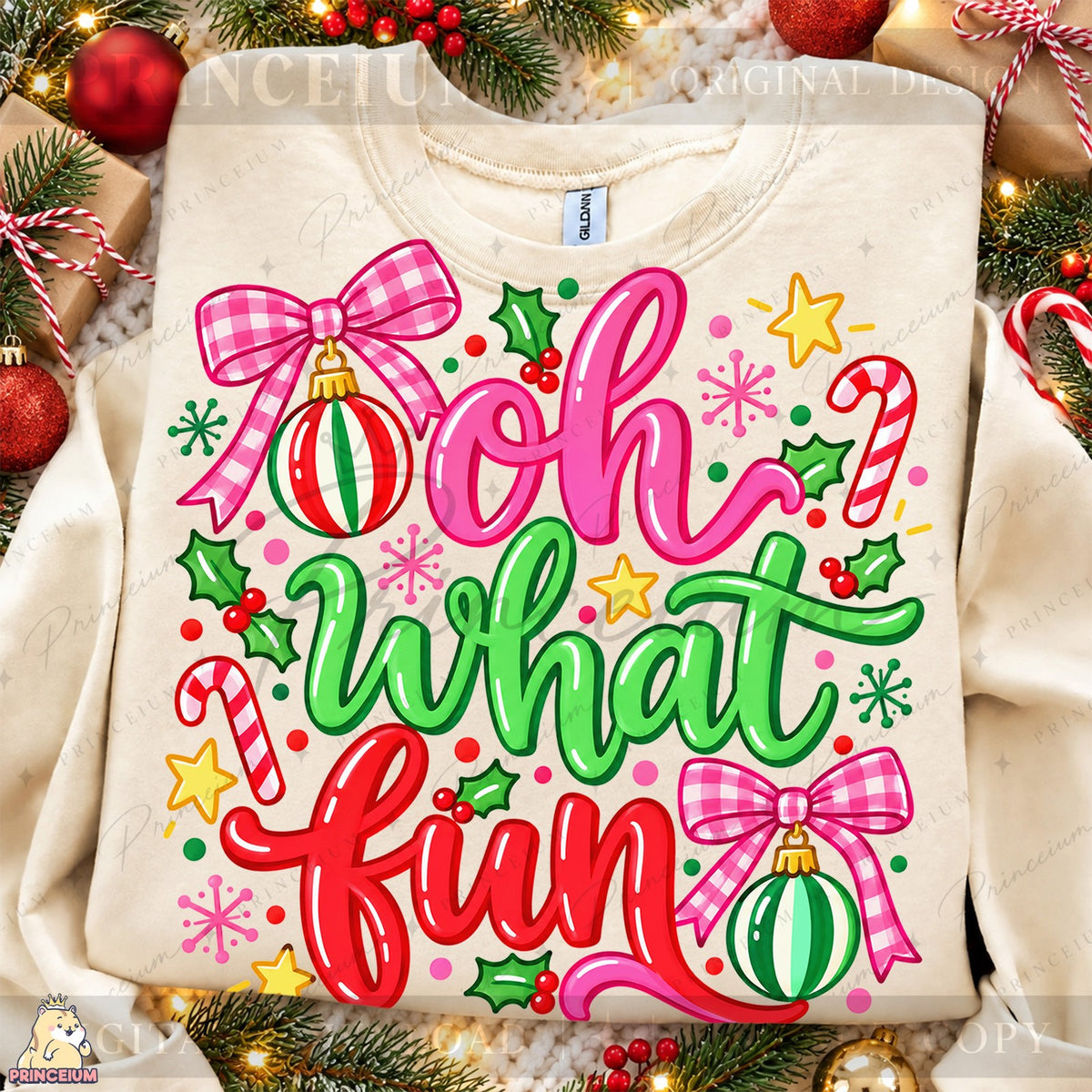 Preppy Oh What Fun Christmas