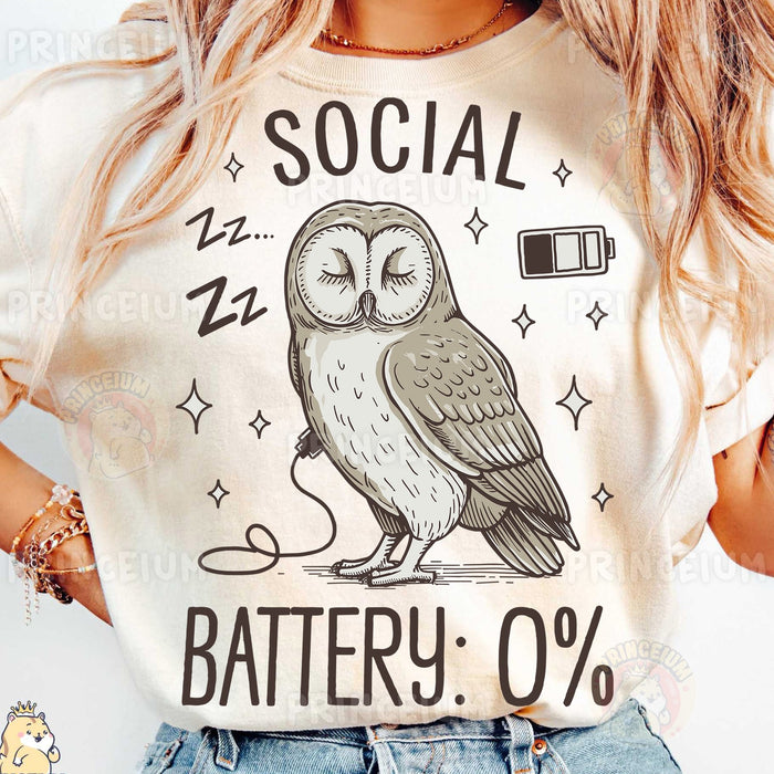 Social Battery Owl
