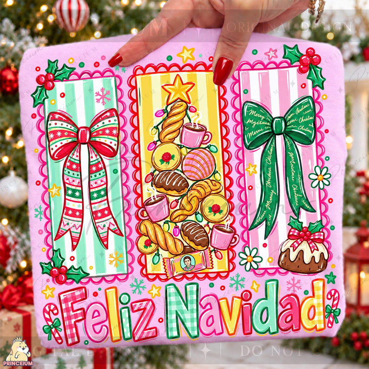 Feliz Navidad Pan Dulce Tree