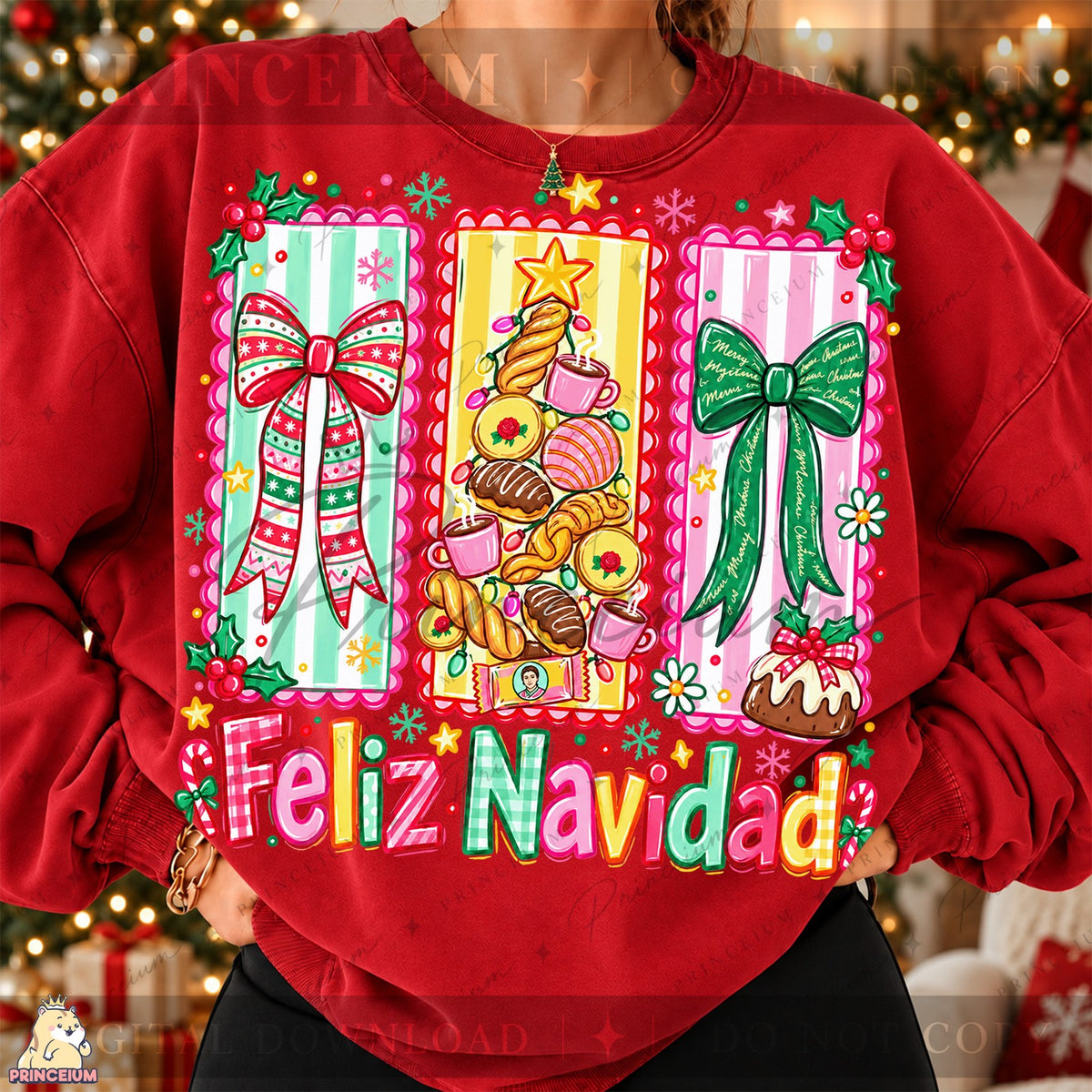 Feliz Navidad Pan Dulce Tree