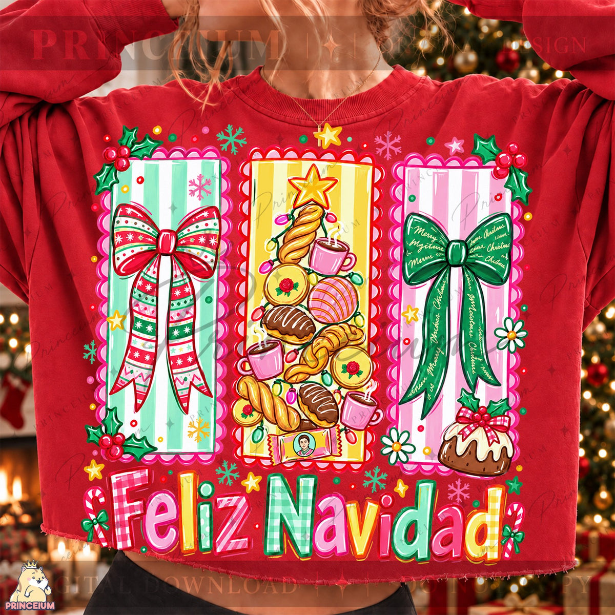Feliz Navidad Pan Dulce Tree