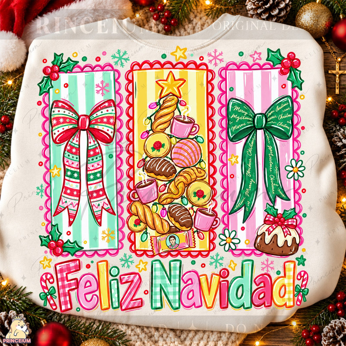 Feliz Navidad Pan Dulce Tree