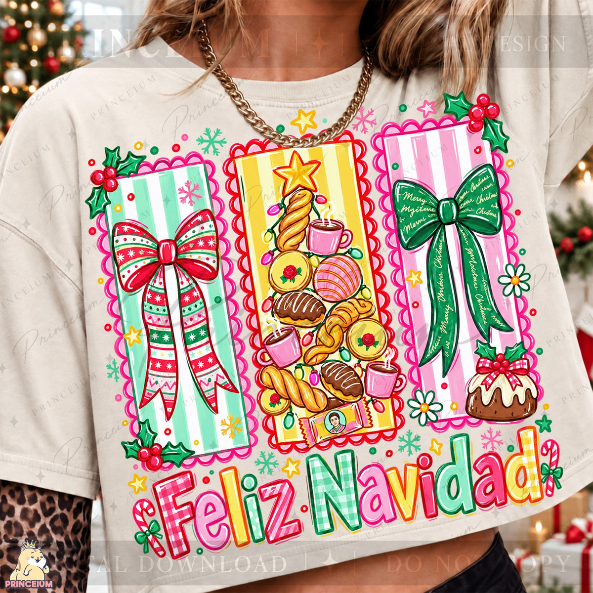 Feliz Navidad Pan Dulce Tree