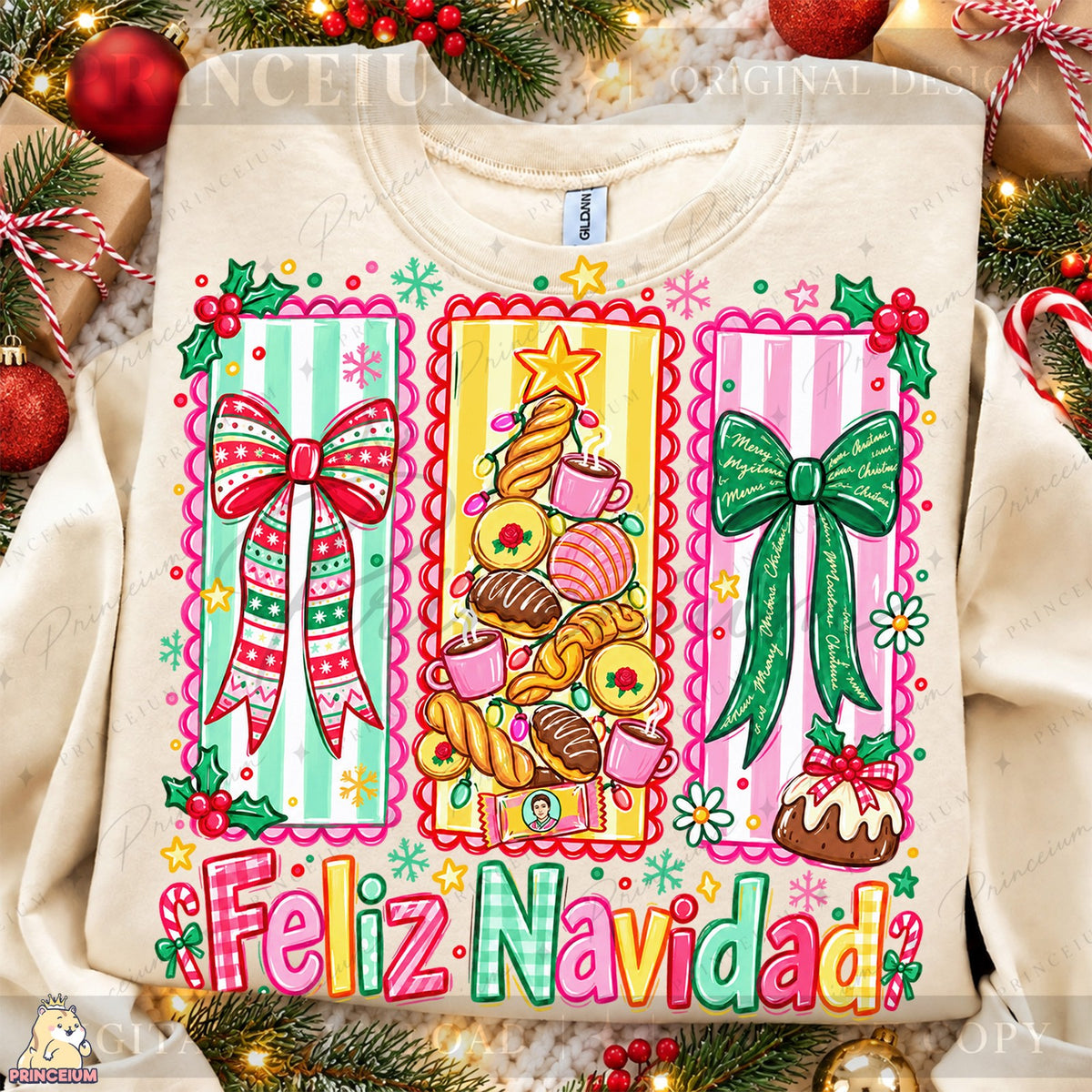 Feliz Navidad Pan Dulce Tree