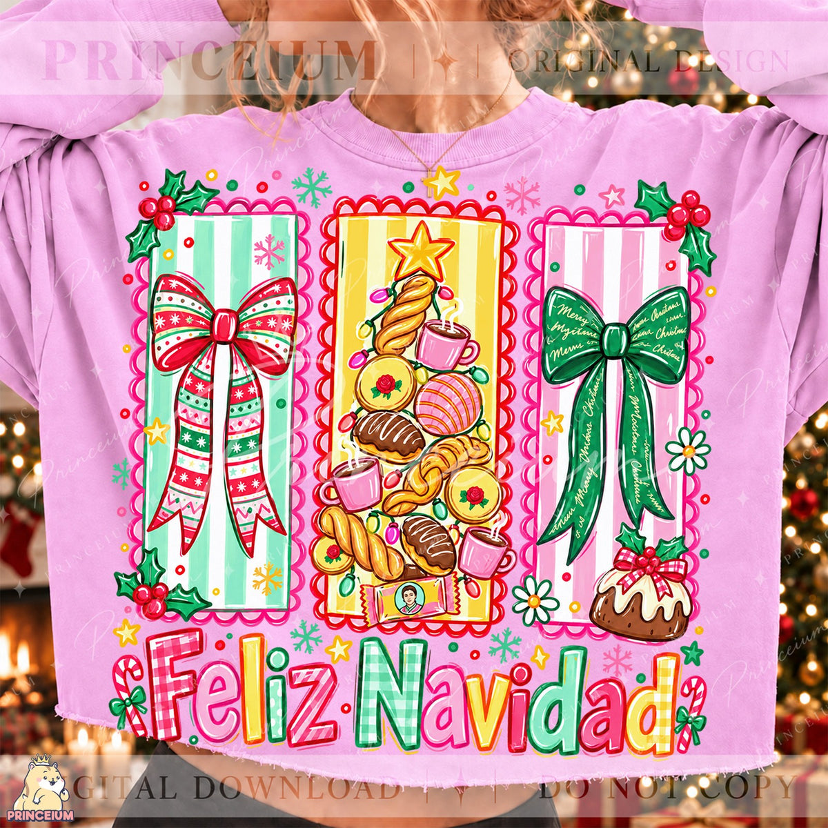 Feliz Navidad Pan Dulce Tree