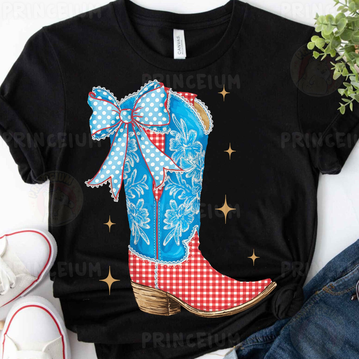 Coquette Cowboy Boot with Bow