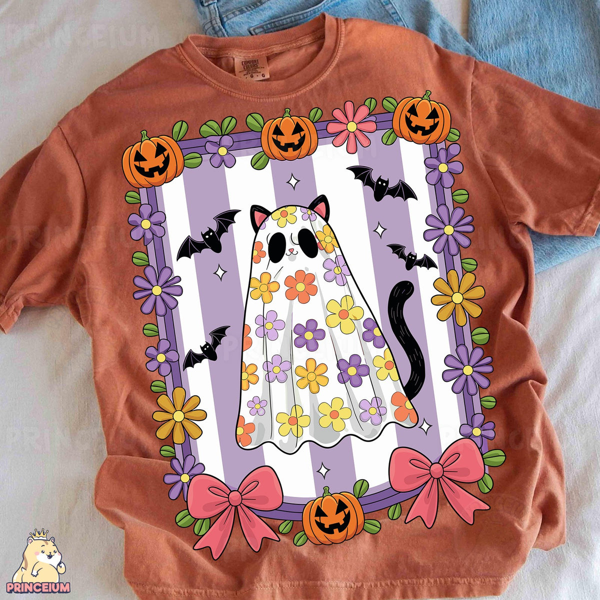 Groovy Flower Cat Ghost