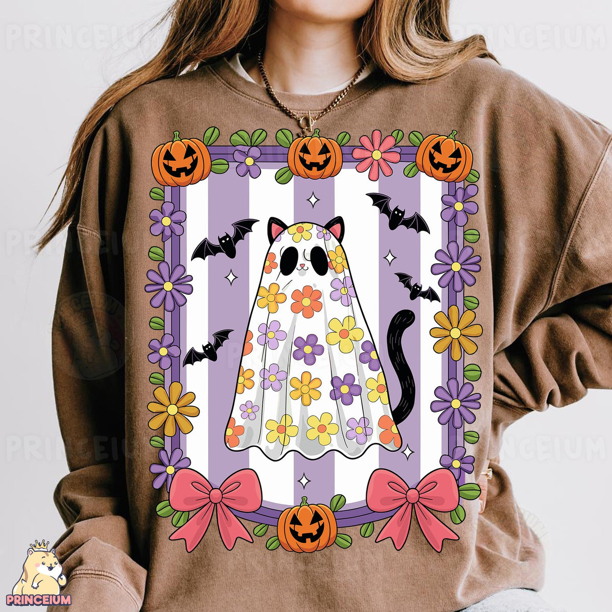 Groovy Flower Cat Ghost