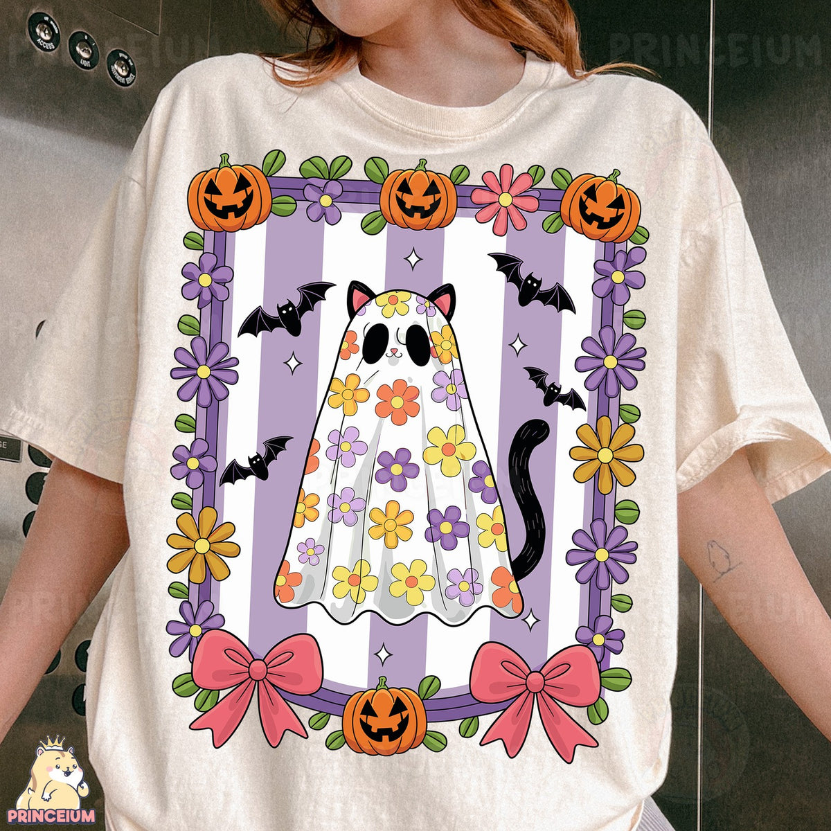Groovy Flower Cat Ghost