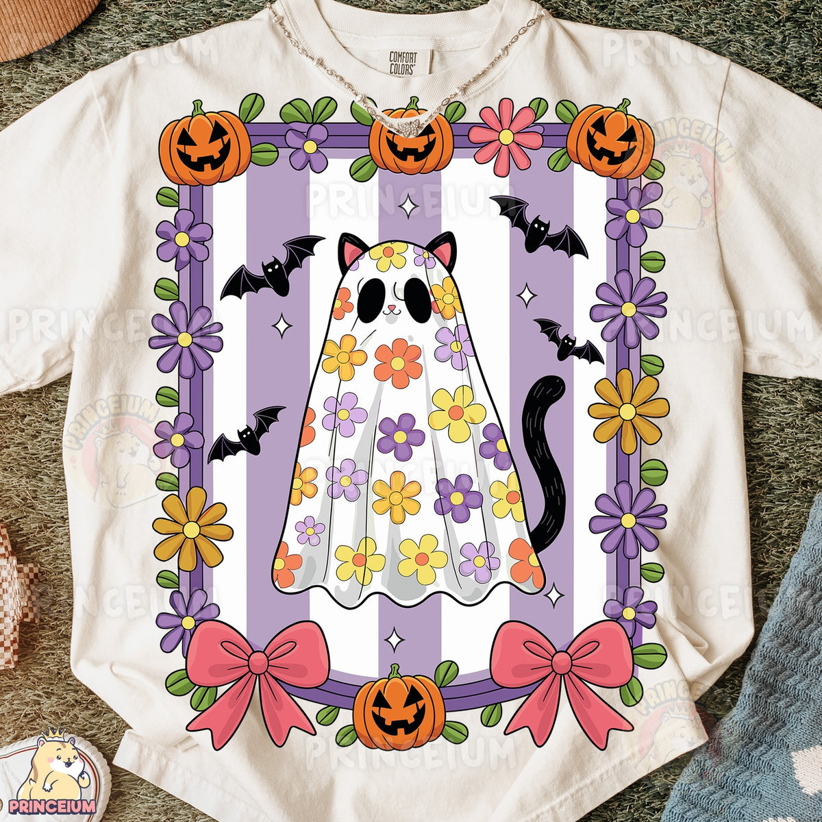 Groovy Flower Cat Ghost