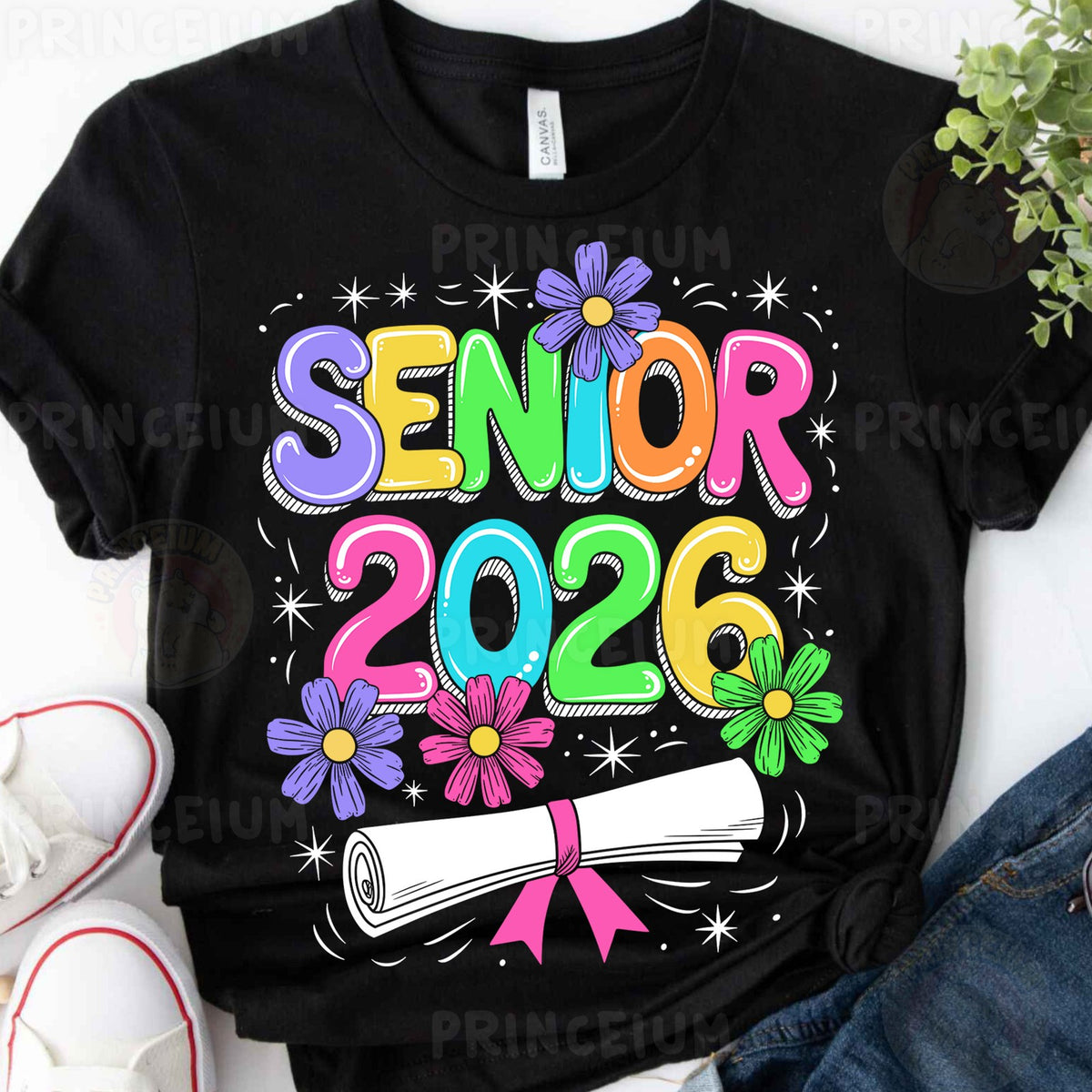 Senior 2026 Floral Diploma