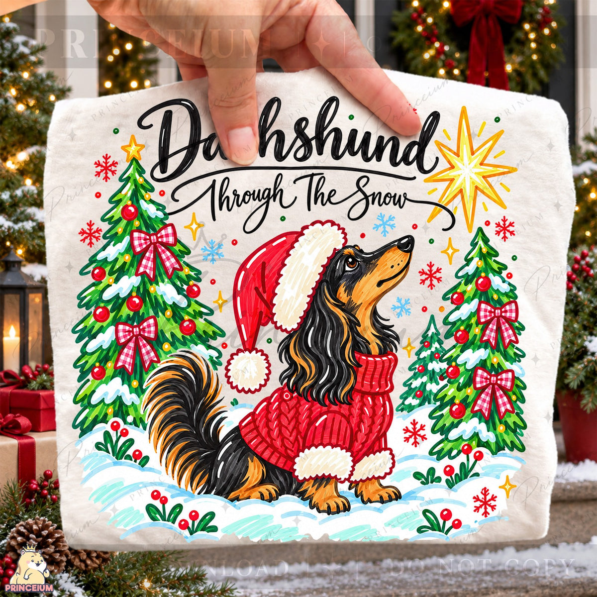 Dachshund Through The Snow