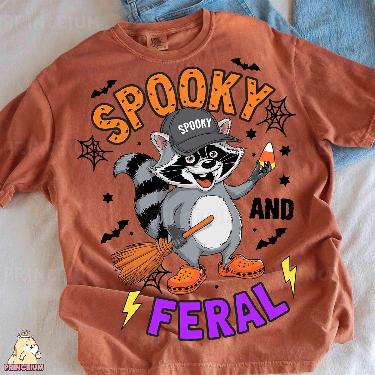 Spooky and Feral Raccoon